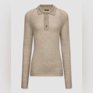 NEW: Joseph Cashair Polo Neck Jumper 100% Cashmere - US S